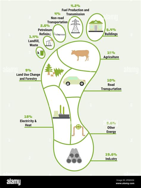 Infografik zum CO2 Fußabdruck CO2 Regelung für den ökologischen