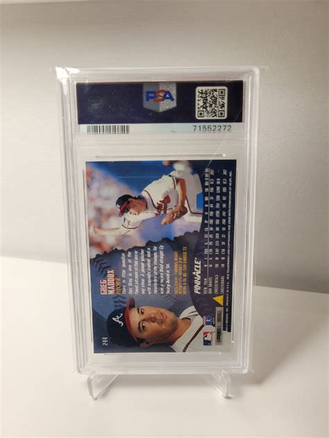 1995 Pinnacle Artist S Proof 244 Greg Maddux For Sale Online EBay