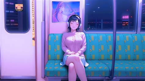 Anime Girl Listening To Music 4K 2980j Wallpaper IPhone Phone