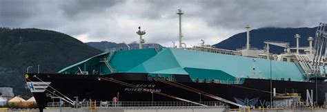 puteri mayang lng tanker details  current position imo