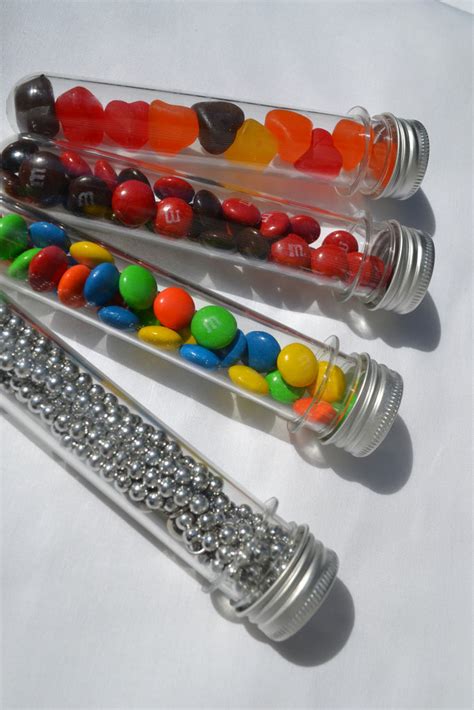 100 Clear Plastic Candy Favor Tubes & Caps – Party Majors