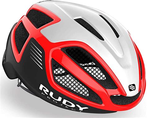 Rudy Project Spectrum Helm Rot Schwarz Fahrradhelm Amazon De