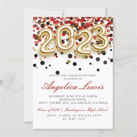 Class Of 2023 Graduation Party Invitation Zazzle