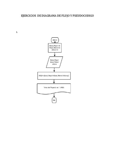 Pdf Ejercicios De Diagrama De Flujo Y Pseudocodigo Dokumen Tips Hot