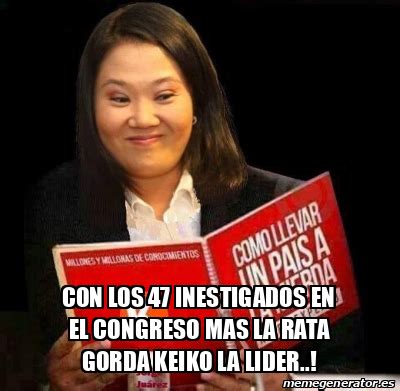 Meme Personalizado Con Los Inestigados En El Congreso Mas La Rata