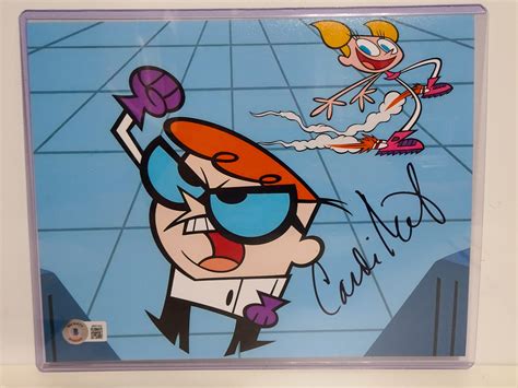 Dexter S Laboratory 10x8 Photo Signed By Candi Milo JALien