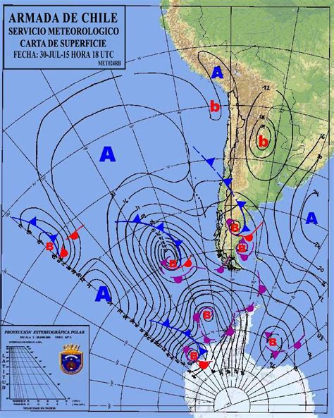 Extra Chile Noticias Online Cartas Sinópticas Análisis de Superficie