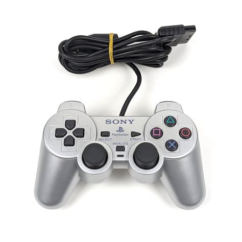 Pre-Owned Sony PS2 Controller Silver OEM used - Walmart.com