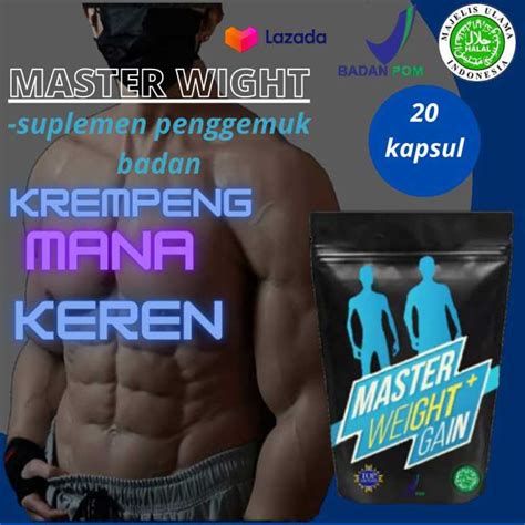 Master Weight Gain Original Penggemuk Badan Terbaik Super Weight