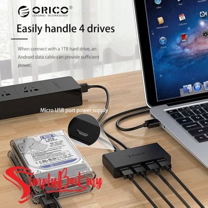 SIMPLYBEST ORICO G11 H4 U3 Super Speed 5Gbps 4 Ports USB 3 0 HUB