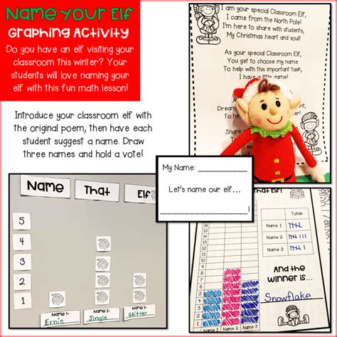 Classroom Elf Activities for December - Little Owl's Teacher Treats