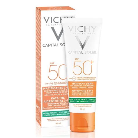 Vichy Capital Soleil Protector Solar Matificante 3 En 1 50ml