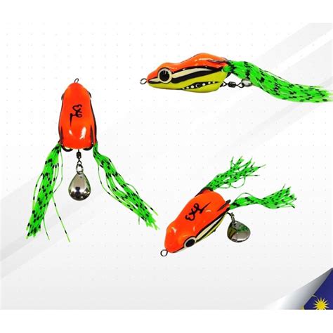 Exp Tulala V Skirt Frog Snakehead Fishing Lure Rubber Soft Frog Katak