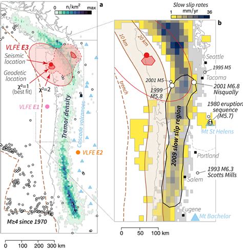 Very Low Frequency Earthquake Vlfe E In The Seismogenic Transition