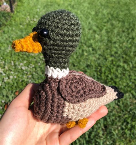 Mallard Duck Written Crochet Pattern Crochet Amigurumi Etsy