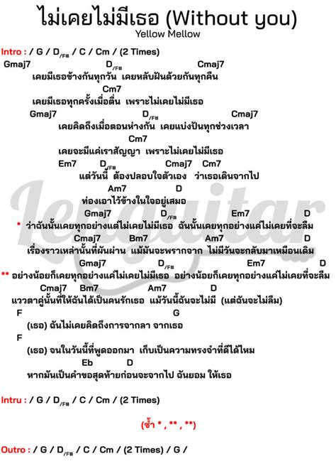 คอร์ดเพลง ทนได้ทุกที ตั้ม สมประสงค์ [คอร์ดเพลงง่ายๆ] Lenguitar