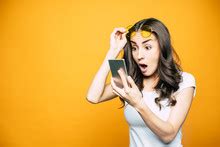 surprised girl  stock photo public domain pictures