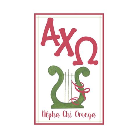 Alpha Chi Omega Signs Etsy