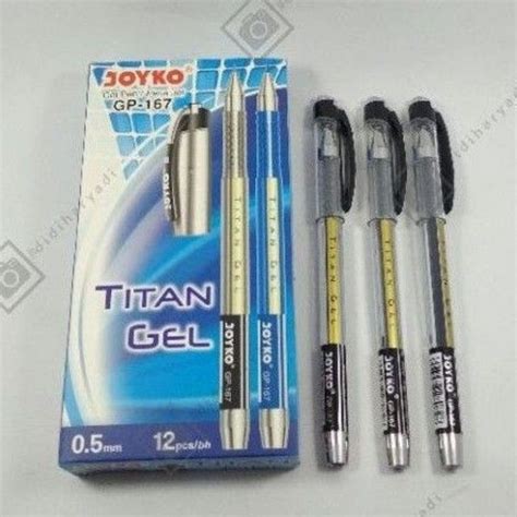 Jual Gel Pen Pulpen GP 167 0 5 Mm Joyko 1 Lsn 12 Pcs Shopee Indonesia