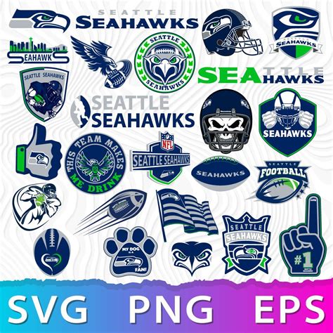 Seattle Seahawks Logo SVG, Seahawks PNG Logo, Seattle Seahaw | Inspire