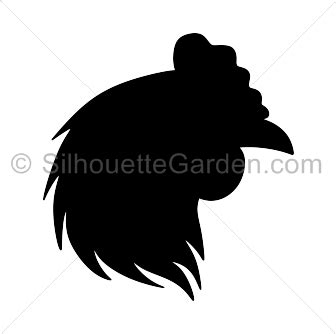 Chicken Head Silhouette