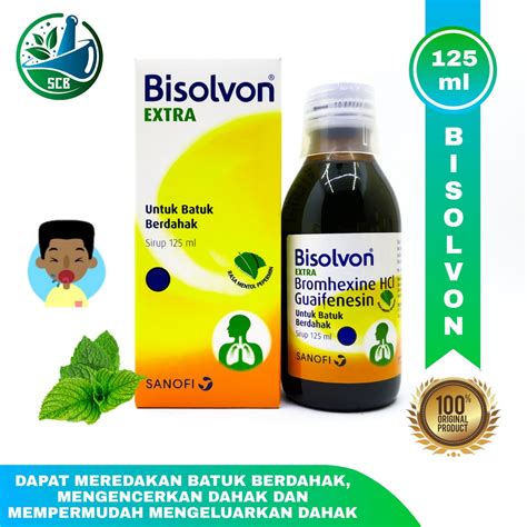 Jual Bisolvon Extra Syrup Besar 125ml Obat Batuk Berdahak Shopee