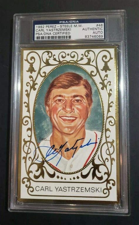 Amazon Carl Yastrzemski Signed Perez Steele Master Works 1909