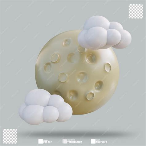 Premium PSD | 3d illustration lunar eclipse 2