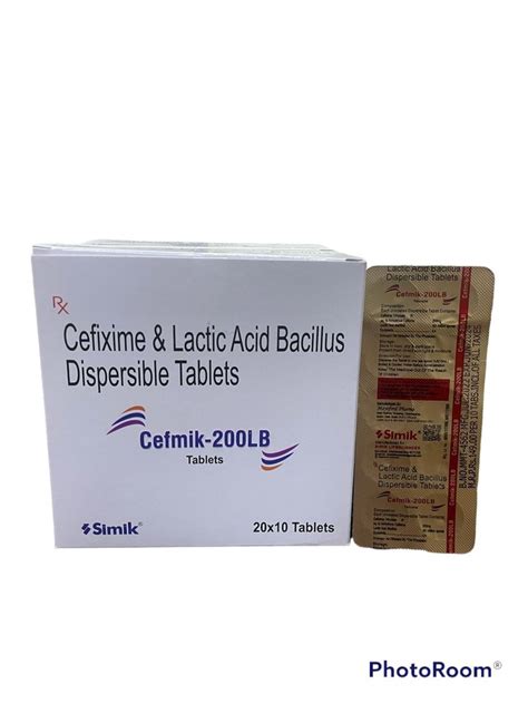 Cefmik Lb Cefixime Mg Lactic Acid Bacillus Tablet At Rs