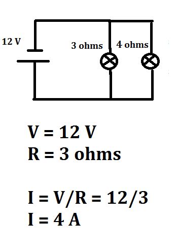 Ohm S Law For Parallel Circuits