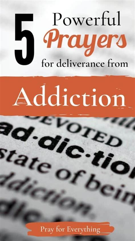 5 Powerful Prayers For Deliverance From Addiction Artofit