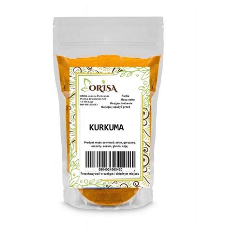 Kurkuma Mielona 200g NATURALNA BEZ CHEMII MOCNA 9413283996 Allegro Pl