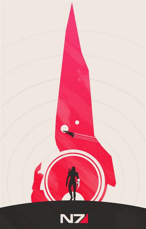 Two Minimalist Mass Effect Posters Released By Artist Noble 6