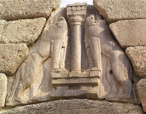 Myc Nes Lion Gate Mycenae Lions Gate Mycenae