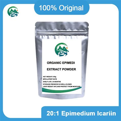 Epimedium Icariin 100 Horny Goat Weed Extract 20 1