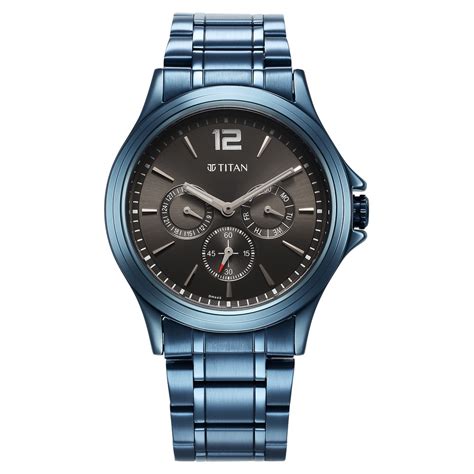 Buy Online Titan Neo Splash Anthracite Dial Quartz Multifunction