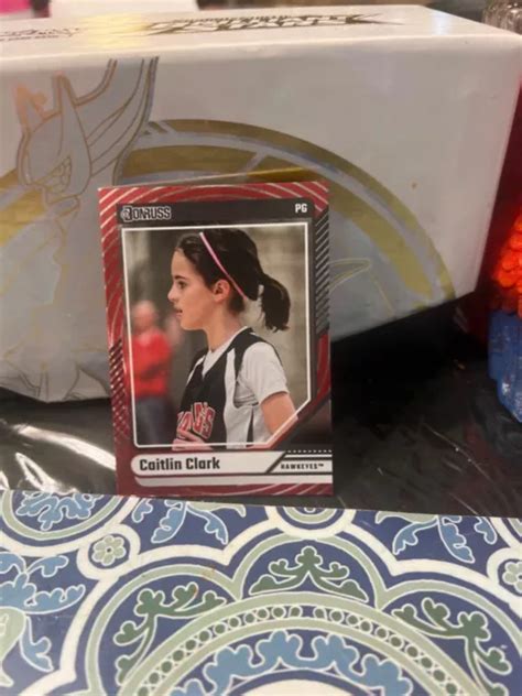 Panini Caitlin Clark Collection Donruss Target Red Foil Rookie