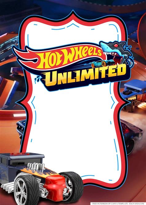 16 Hot Wheels Birthday Invitation Templates