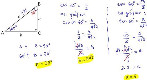 Resolver El Triángulo Rectángulo β A Y B Cuya Hipotenusa Mide 4 √