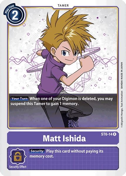 Digimon Characters Season 1 Matt