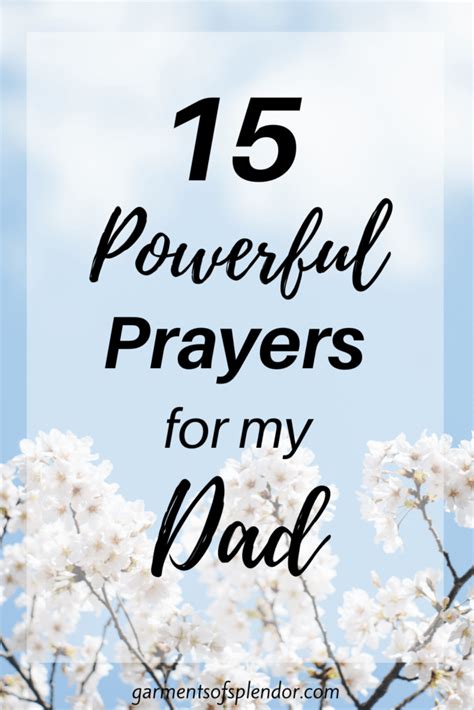 15 Inspiring Prayers For My Dad With Free Printable