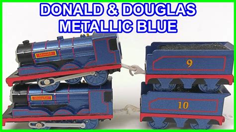 Custom Metallic Blue Donald Douglas Trackmaster Thomas Friends