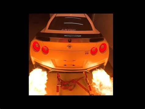 NISSAN GTR THE FLAME THROWER WHAT A BEAST YouTube