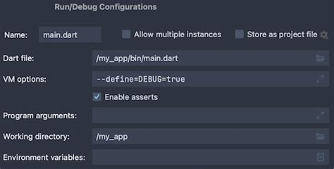 Configuring Apps With Compilation Environment Declarations Dart