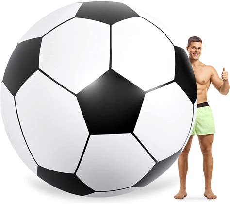 6 5 Ft 78 Inch Big Inflatable Ball Giant Soccer Ball Large Inflatable Sport Ball Oversized