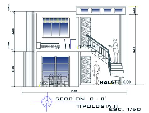 Autocad House Building Cross Section Drawing Dwg File Cadbull Images