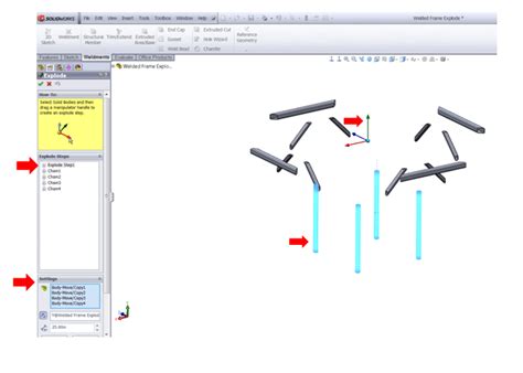 Solidworks Exploded Views With Multi Body Parts In Steps