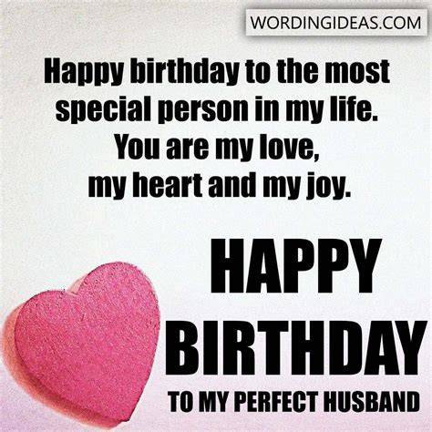 30 Ways To Say Happy Birthday To Your Husband Wording Ideas