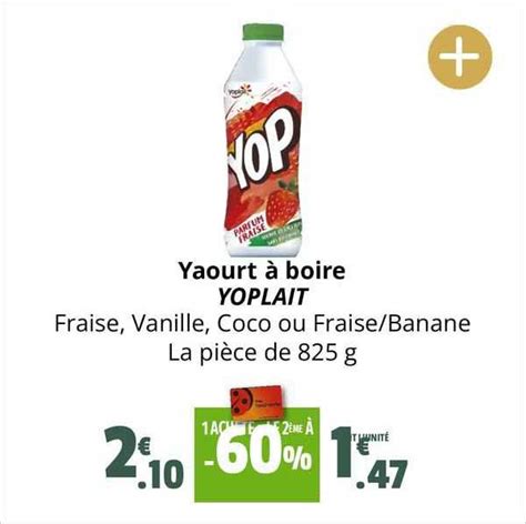 Promo Yaourt à Boire Yoplait chez Coccinelle Supermarché iCatalogue fr