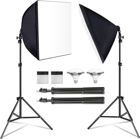 Softbox Kit de iluminación para estudio de fotografía 2 unidades 50